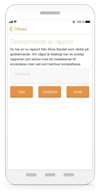 reseräkning och utlägg på mobil